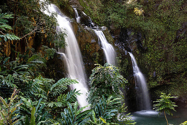 Beautiful Photograph - Upper Waikani Falls by Craig A Walker