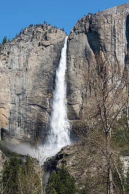 California Wall Art featuring the photograph Upper Yosemite Falls by Diane Moller