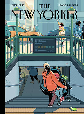 Architecture Painting - Upstairs, Downstairs by R Kikuo Johnson