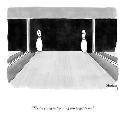 Alley Wall Art featuring the drawing Using You To Get To Me by Avi Steinberg