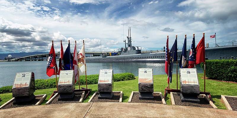 Wall Art featuring the photograph USS Bowfin by American Landscapes