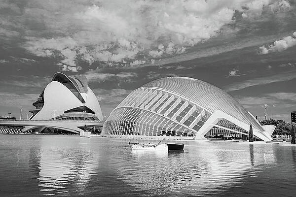 Vibrant Photograph - Valencia, City Of The Arts And The Sciences -5 by Francisco Ruiz Navas