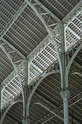 Spain Photograph - Valencia Estacio Del Nord Roof by Richard Reeve