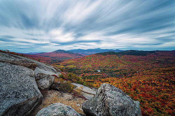 Cloud Wall Art featuring the photograph Valley Of Color by Jeff Sinon