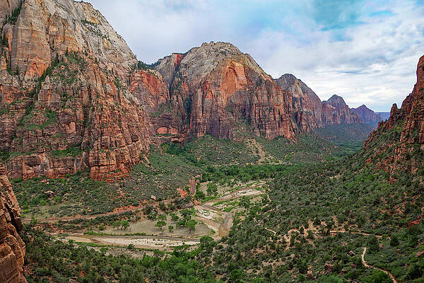 Wilderness Wall Art featuring the photograph Valley Of Zion National Park by John Twynam
