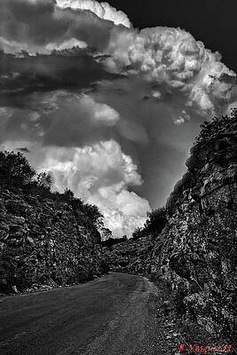 Sky Wall Art featuring the photograph Valley Road by Rene Vasquez