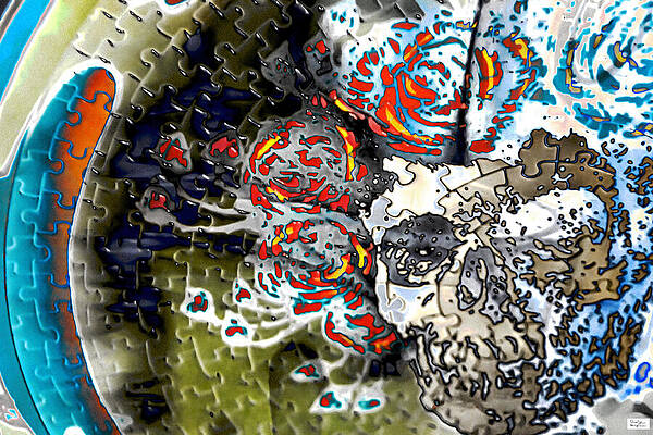 Wall Art featuring the photograph Van- Skull Flowers, Scholastic Hours by Alex John Bergerman