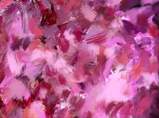 Chaotic Painting - Vanishing Point by Sonja Kraft