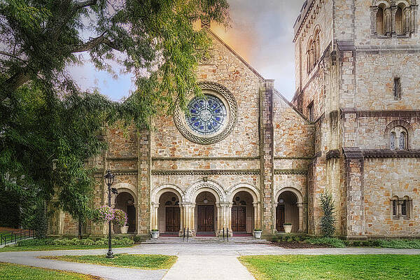 Wall Art featuring the photograph Vassar College Chapel by Susan Candelario