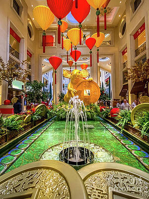 Wall Art featuring the photograph Venetian Las Vegas - Year Of The Rat by FeelingVegas Wall Art and Prints