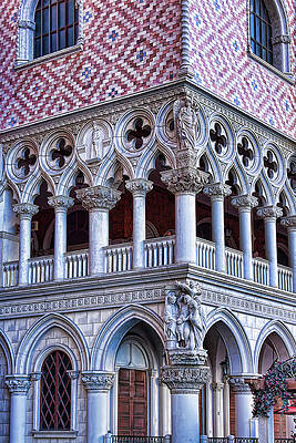 Las Vegas Photograph - Venetian Palazzo Architectural Detail, Las Vegas by Tatiana Travelways
