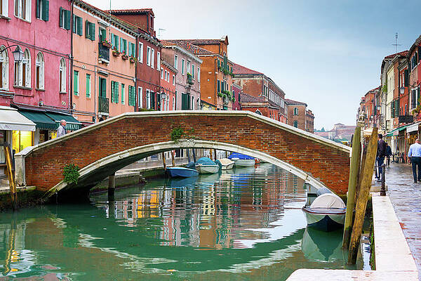 Sky Photograph - Venice Bridge by Andrew Lalchan
