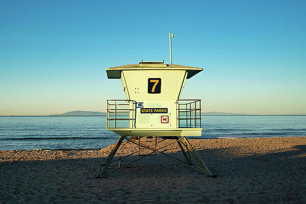 Ventura Beach Lifeguard Stand by Matthew DeGrushe