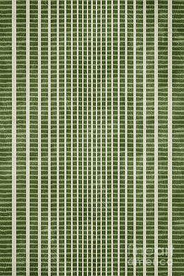 Green Linear Pattern Digital Art