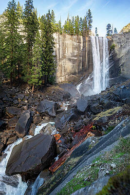 California Wall Art featuring the photograph Vernal Fall Yosemite by Diane Moller