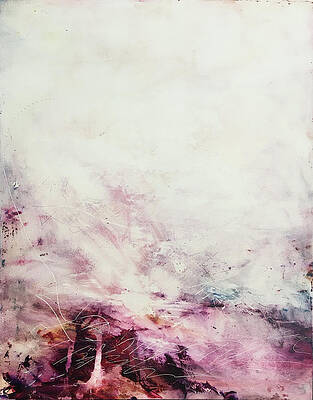 Abstract Wall Art featuring the painting Vestige Of A Glorious Crown by Rodney Frederickson