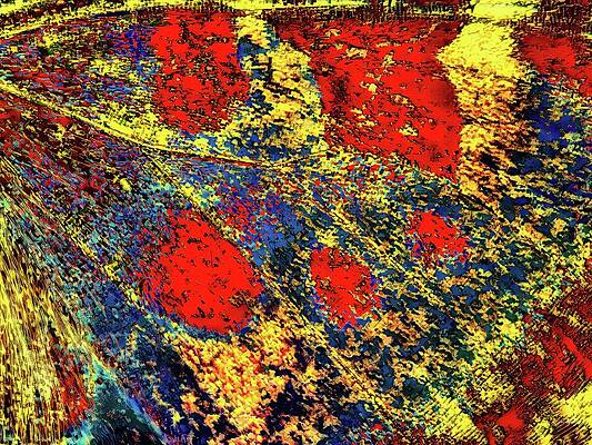 Vibrant Abstract Color Splash Wall Art