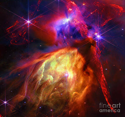 Vibrant Cosmic Rho Ophiuchi cloud complex by Stefano Senise