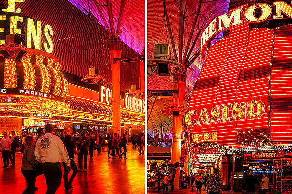 Vibrant Las Vegas Nightlife Scene Wall Art