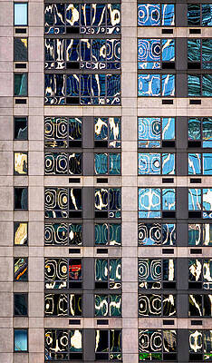 Abstract Wall Art featuring the photograph Vibrant Reflections by Elvira Peretsman