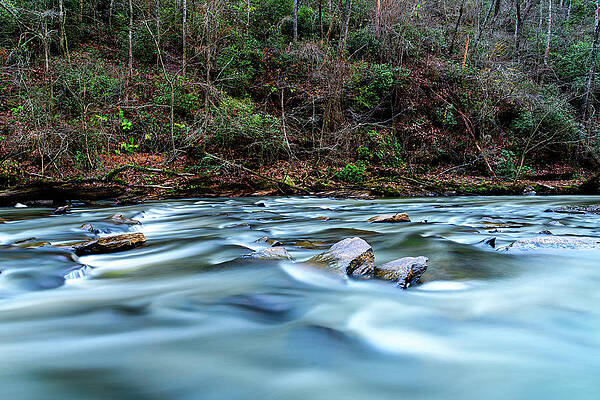 Vibrant Photograph - Vickery Creek - Roswell, Georgia by Anthony Hightower