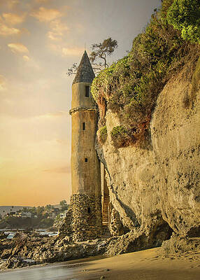 Wall Art featuring the photograph Victoria Beach Pirate Tower by Rebecca Herranen