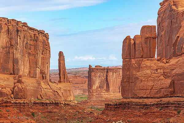 Wall Art featuring the photograph View From Park Avenue by Michael DeGrenier