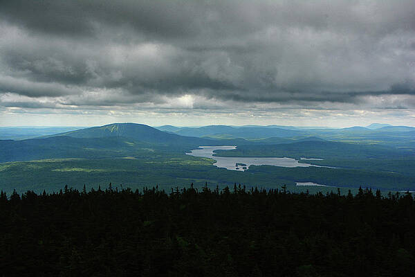 View From Stratton Mountain Fire Tower Looking South Print