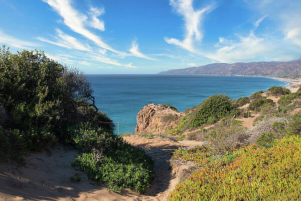 Wall Art featuring the photograph View From The Top Of Point Dume by Matthew DeGrushe