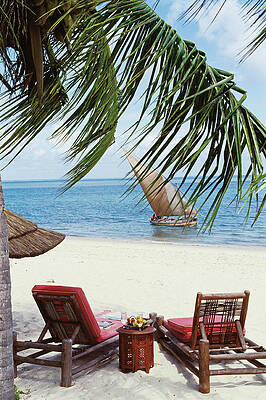 Secluded Beach in Mozambique Wall Art