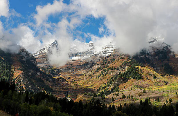Utah Wall Art featuring the photograph Views Of Mount Timpanogos by Dawn Richards