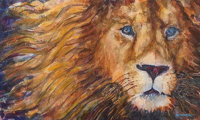 Beauty Wall Art featuring the painting Vigilant And Powerful by Jackson Ordean