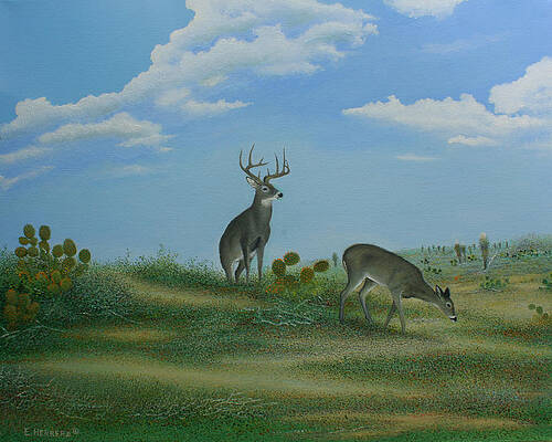 Wall Art featuring the painting Vigilant by Eleazar Herrera