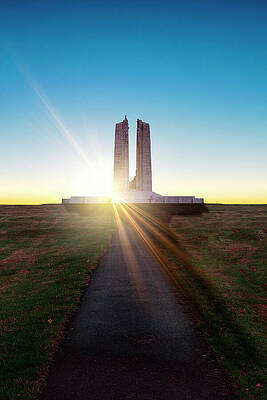 Architecture Photograph - Vimy Ridge Memorial In Arras, France by John Twynam