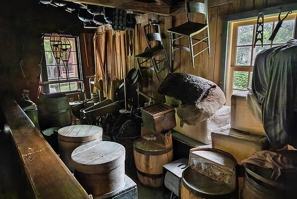 Wall Art featuring the photograph Vintage Charm At Black Creek Village by John Twynam