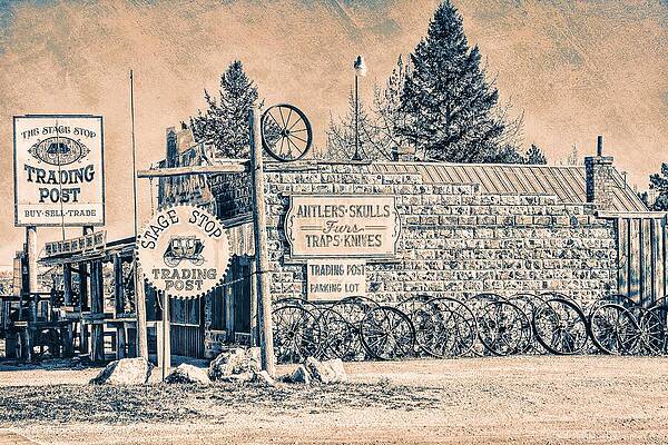 Architecture Photograph - Vintage Custer South Dakota by Tatiana Travelways