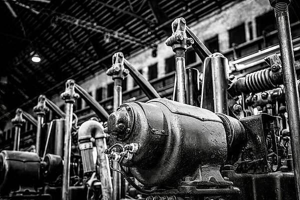 Vintage Industrial Machinery Wall Art