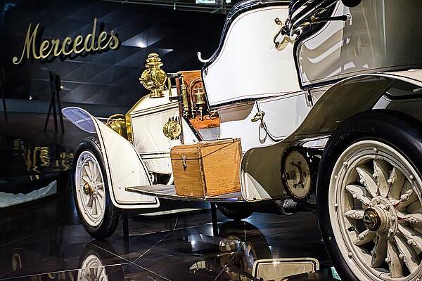 Vintage Mercedes Benz Display Wall Art