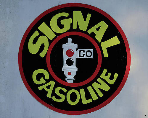 Wall Art featuring the photograph Vintage Signal Sign by Flees Photos