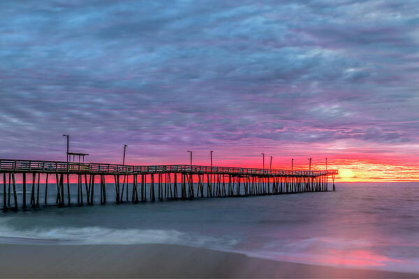 Pier Photograph - Virginia Beach Pier by Susan Candelario