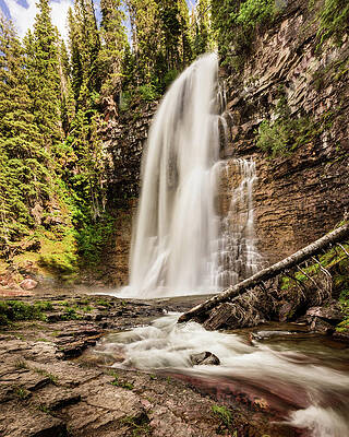 Photograph - Virginia Falls by Matt Halvorson
