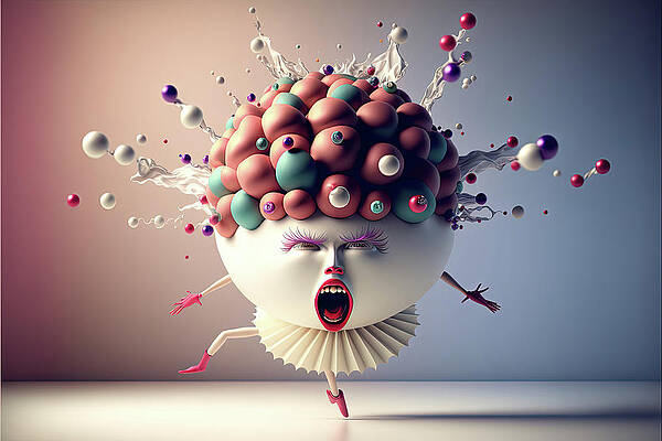 Abstract Digital Art - Visions Of Sugar Plums Danced In Their Heads by Ron Weathers