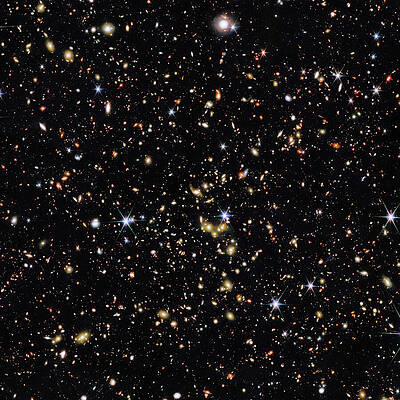 Wall Art featuring the photograph Visual Feast Of Galaxies by Joe Schofield