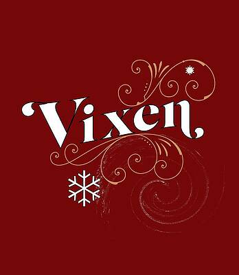 Wall Art featuring the digital art Vixen by Gina Harrison