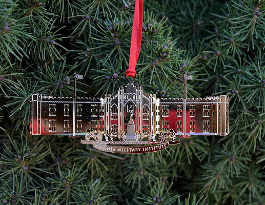 Wall Art featuring the photograph VMI Ornament by Deb Beausoleil