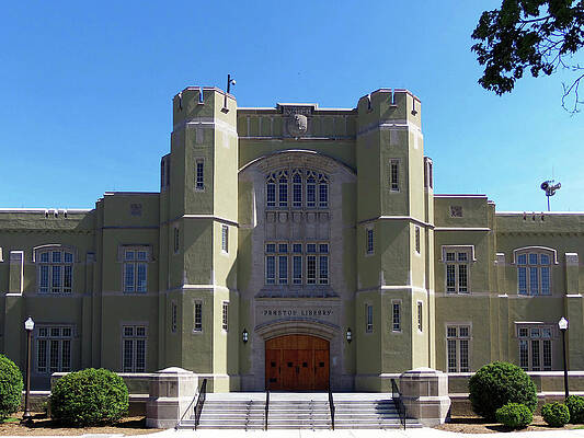 Wall Art featuring the photograph VMI Preston Library by Deb Beausoleil