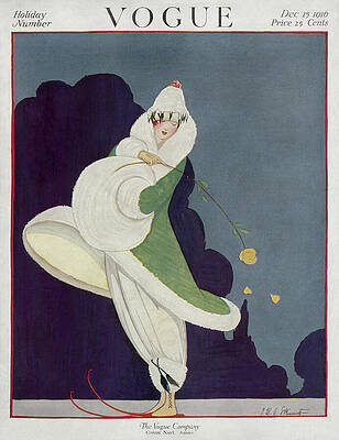 Vogue Magazine Cover Dec 1910 Wall Art