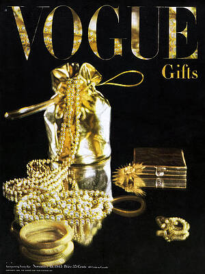 Xmas Photograph - Vogue Magazine November 15, 1945 by Richard Rutledge