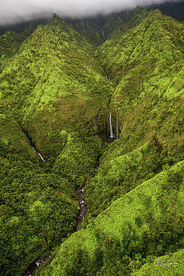 Hawaii Photograph - Wai'ale'ale Falls Four by Steven Sparks