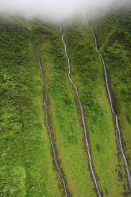 Hawaii Photograph - Wai'ale'ale Falls Seven Wall Of Tears by Steven Sparks